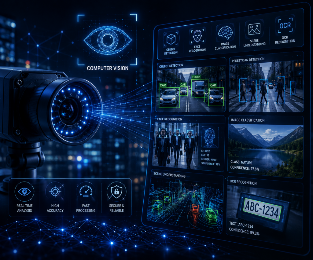 Computer vision and visual data analysis